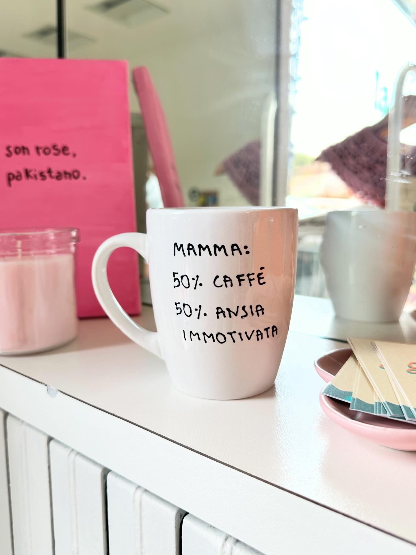 Mamma: 50% caffè 50% ansia immotivata